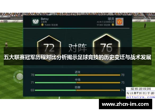 五大联赛冠军历程对比分析揭示足球竞技的历史变迁与战术发展
